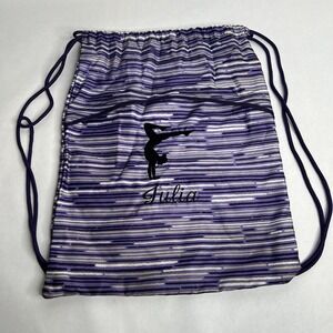 Thirty One Gym Sports Cinch Sac‎ Drawstring Bag Backpack 31 "JULIA" Gymnastics